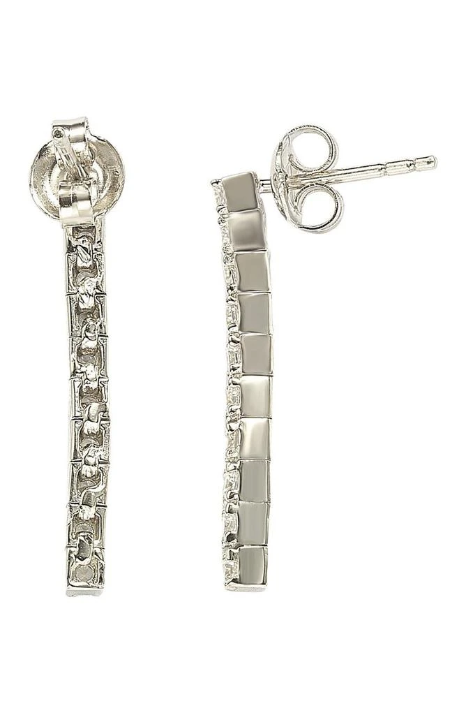 商品Suzy Levian|Sterling Silver A Touch Of Dazzle CZ Drop Earrings,价格¥729,第2张图片详细描述