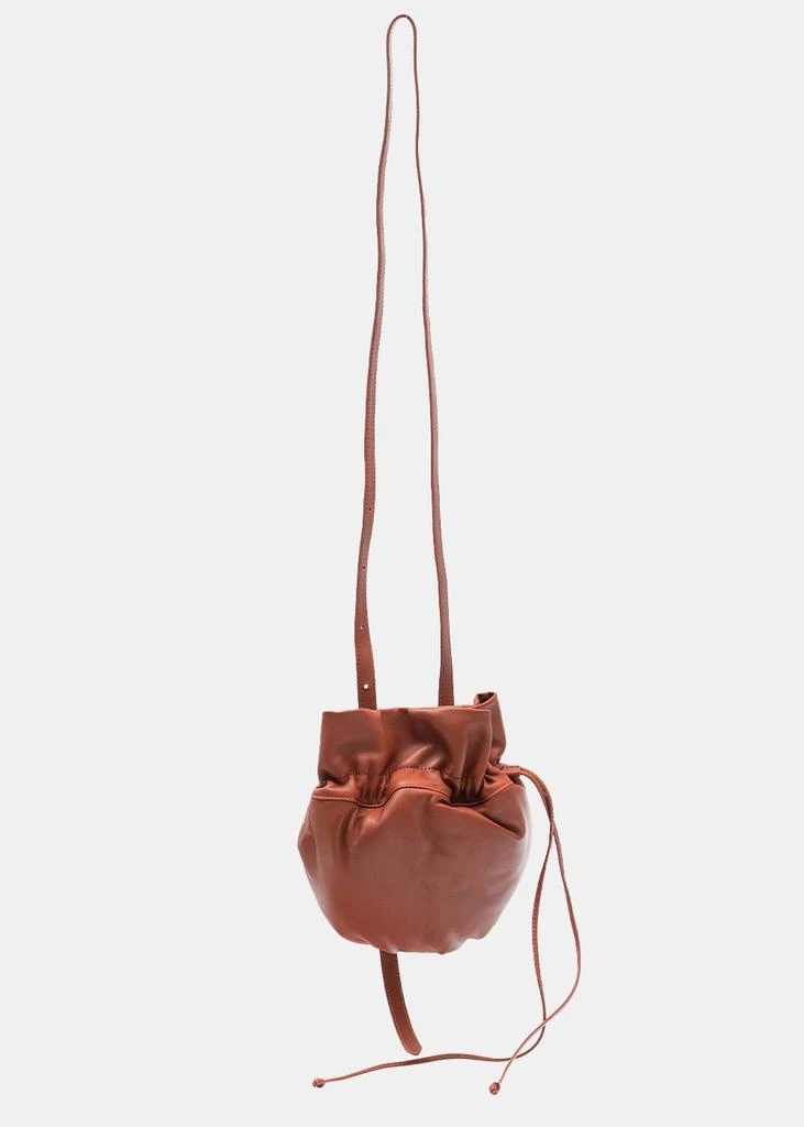 商品Lemaire|Lemaire Brandy Brown Glove Shoulder Bag,价格¥3298,第1张图片