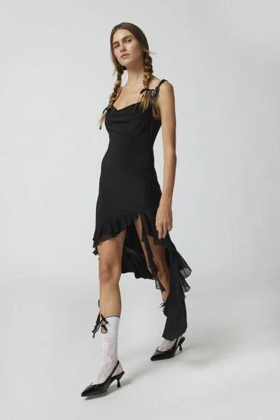 UO Annie Drapey Ruffle Midi Dress 商品