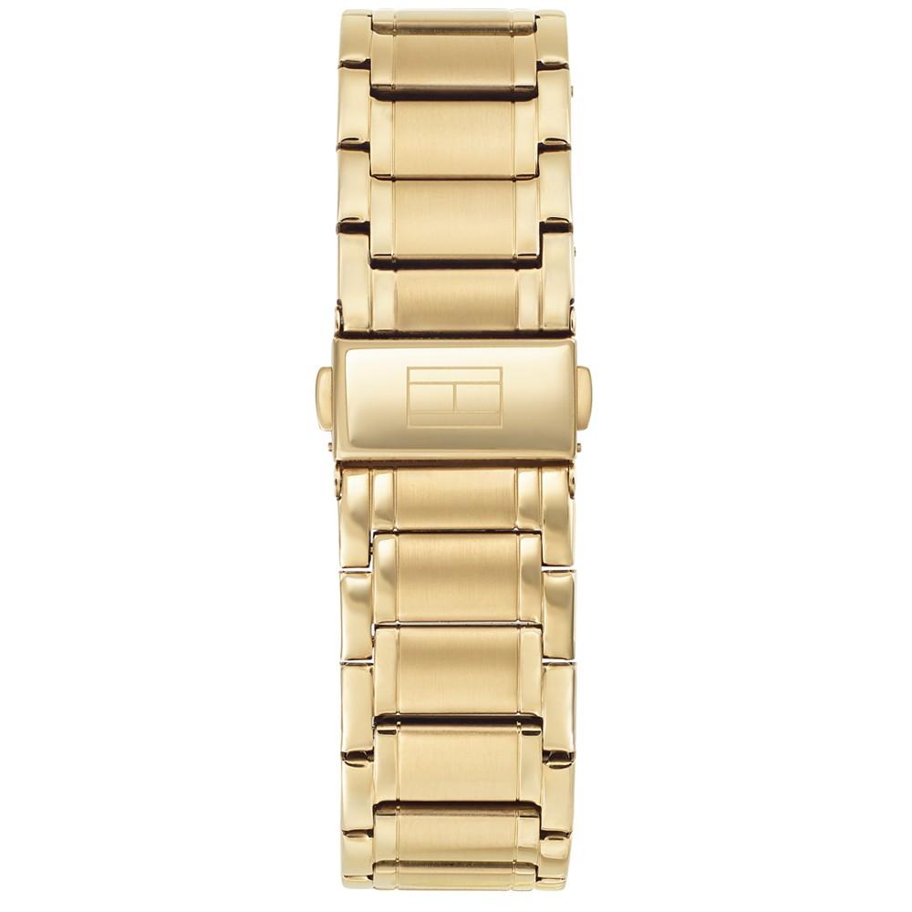 Men's Chronograph Gold-Tone Bracelet Watch 44mm商品第5张图片规格展示