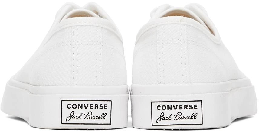 商品Converse|White Jack Purcell First In Class Low Sneakers,价格¥235,第4张图片详细描述