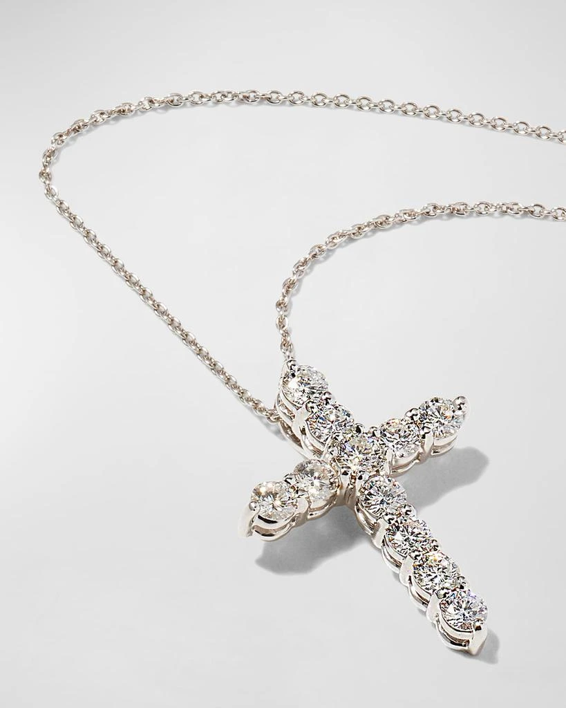 商品Roberto Coin|18K Diamond Cross Necklace, 20x15mm,价格¥26950,第3张图片详细描述
