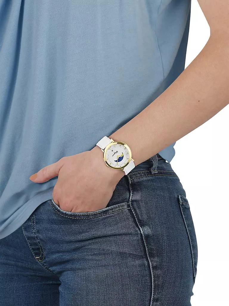 商品Salvatore Ferragamo|Logomania 36MM Moon Phase Watch,价格¥7867,第4张图片详细描述