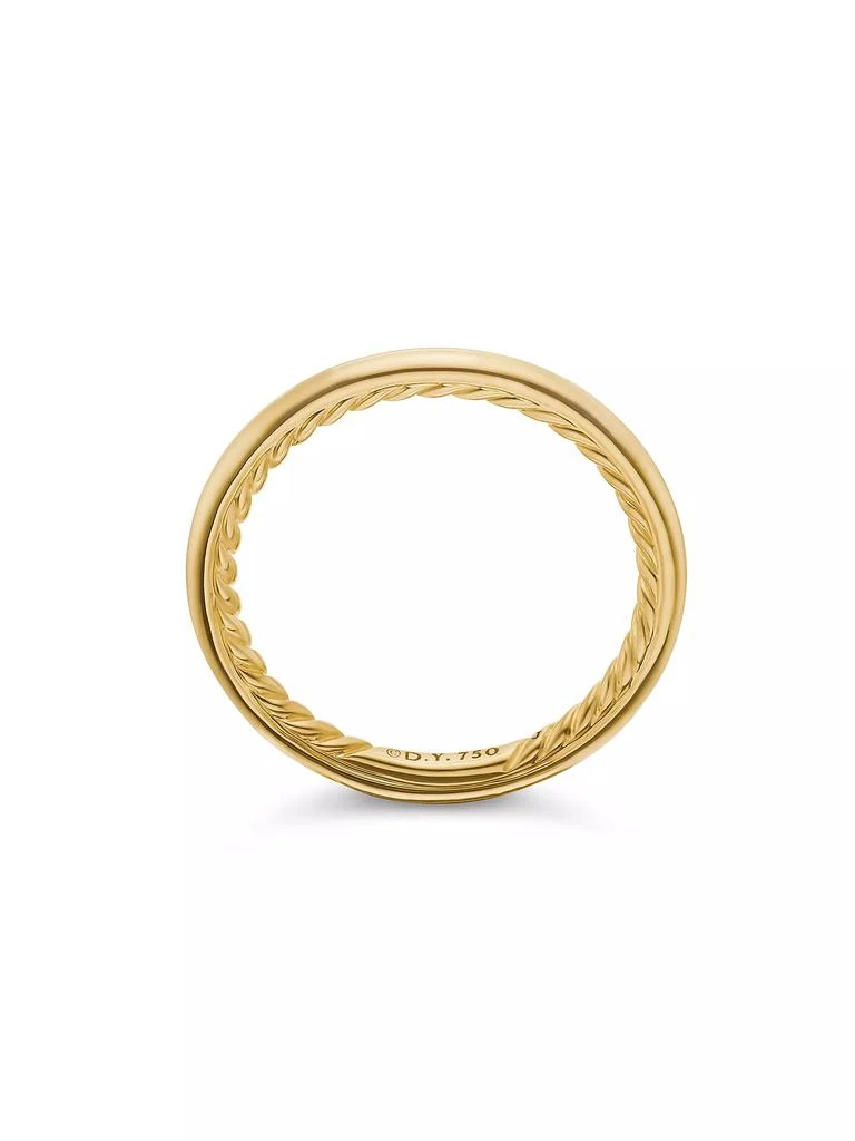 商品David Yurman|DY Eden Band Ring in 18K Yellow Gold, 2MM,价格¥5207,第4张图片详细描述