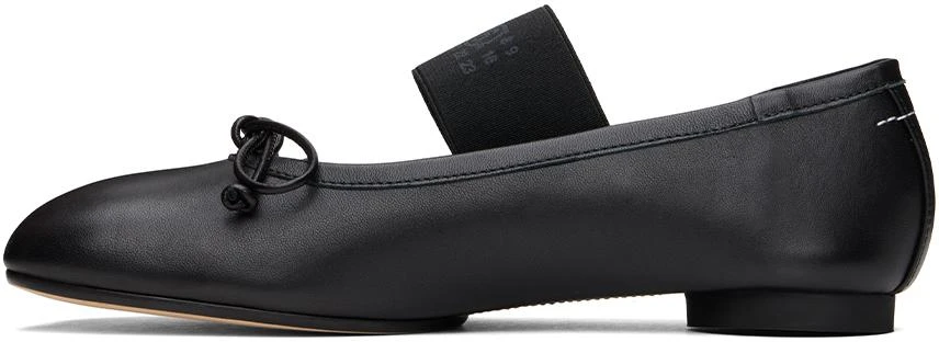 商品MM6|Black Anatomic Ballerina Flats,价格¥2420,第3张图片详细描述