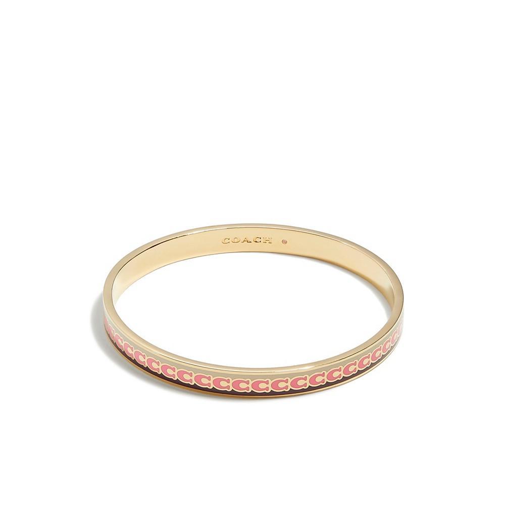 商品Coach|Signature C Bangle Bracelet,价格¥465,第1张图片