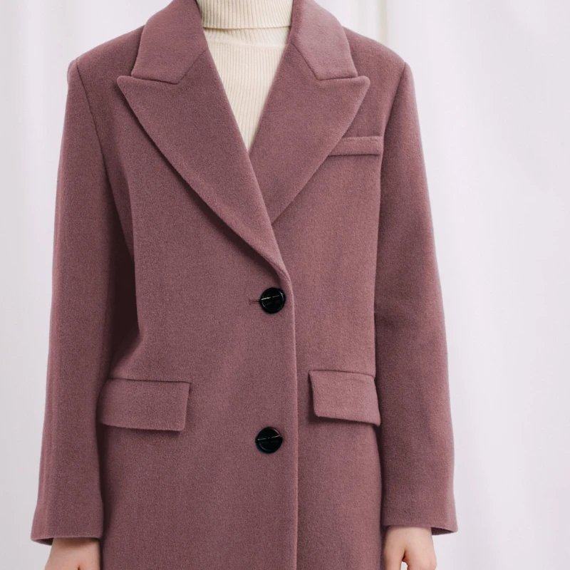 Freya Wool Coat - Dusty rose | Freya羊毛大衣 - 玫瑰粉 商品