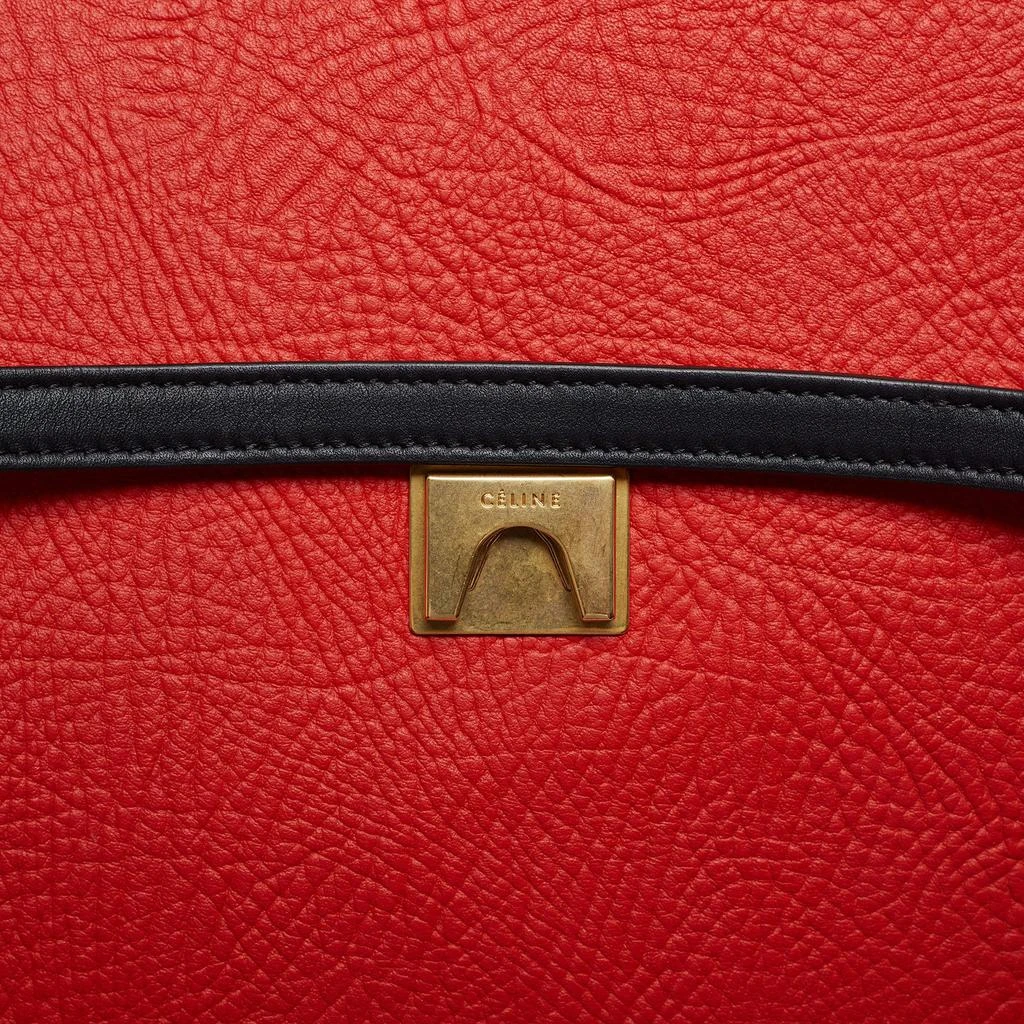 Celine Red/Cream Leather Mini Belt Top Handle Bag 商品