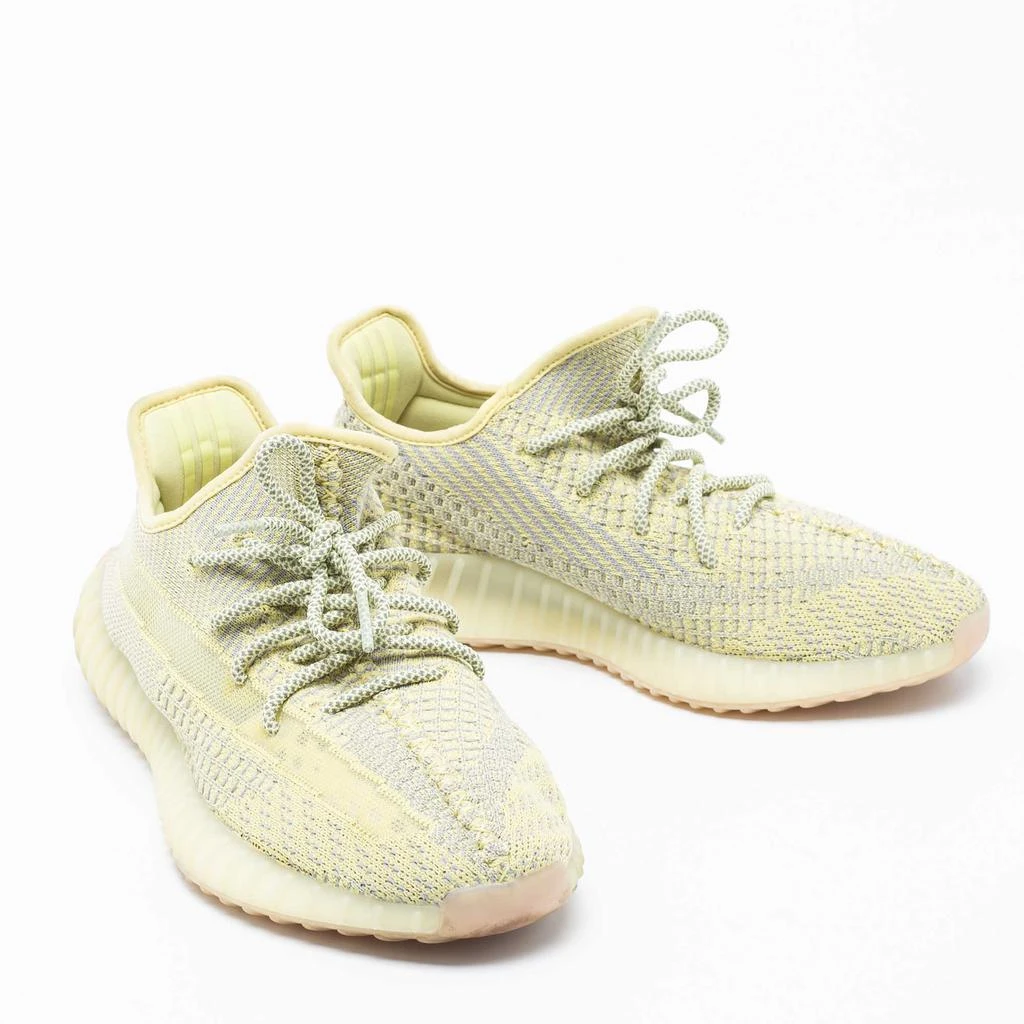 商品[二手商品] YEEZY|Yeezy x adidas Lime Yellow Knit Fabric Boost 350 V2 Antlia Low-Top Sneakers Size 42 2/3,价格¥2437,第4张图片详细描述