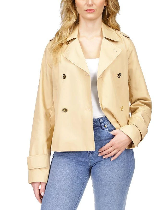 商品Michael Kors|Cropped Twill Peacoat,价格¥438,第1张图片