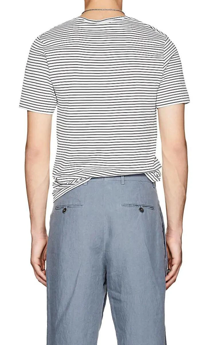 商品Acne Studios|Nele Striped Cotton T-Shirt,价格¥440,第3张图片详细描述