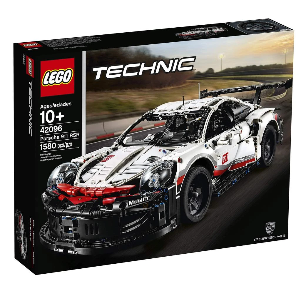 商品LEGO|LEGO Technic Porsche 911 RSR 42096 Race Car Building Set STEM Toy for Boys and Girls Ages 10+ Features Porsche Model Car with Toy Engine (1,580 Pieces),价格¥1124,第2张图片详细描述