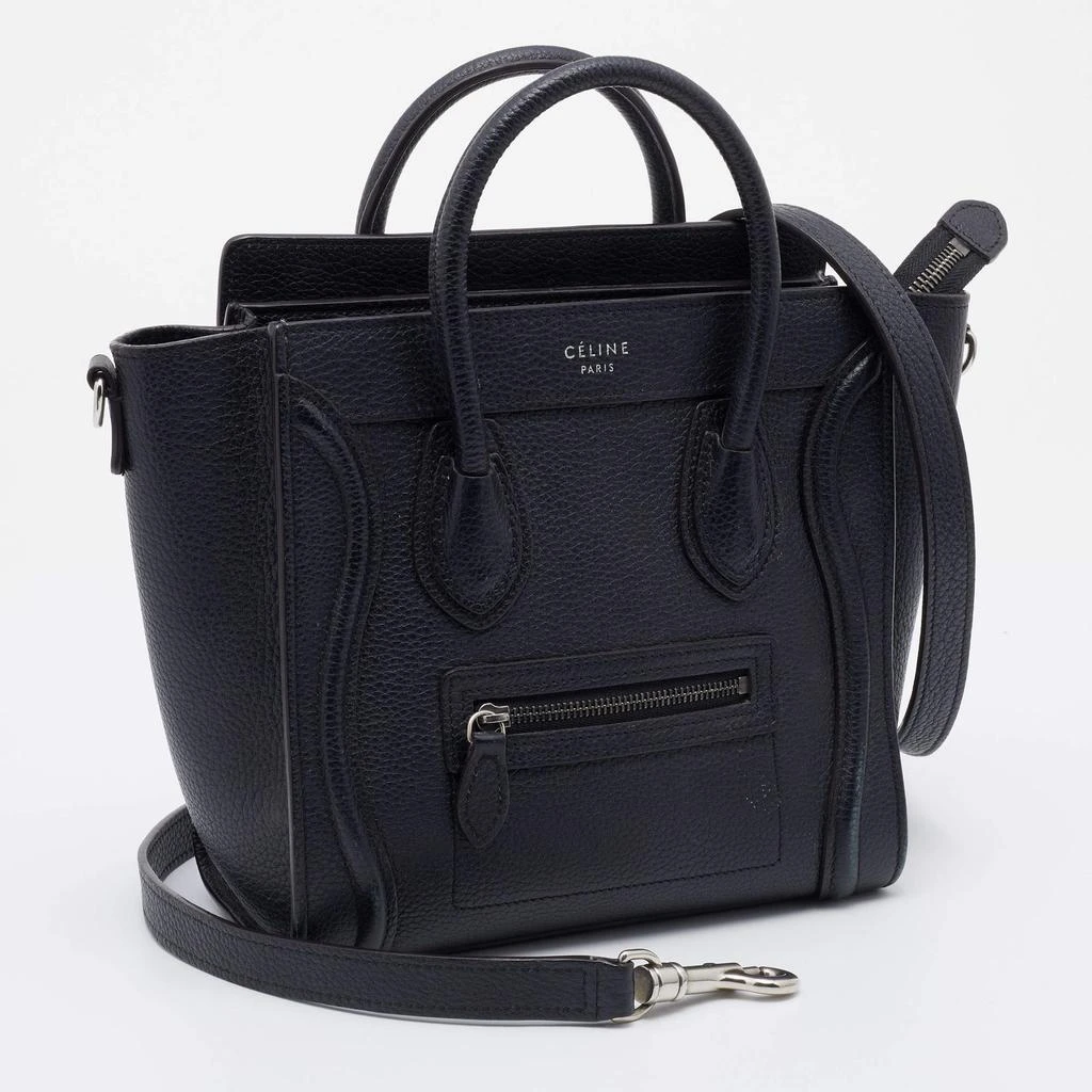 商品[二手商品] Celine|Celine Black Leather Nano Luggage Tote,价格¥7553,第3张图片详细描述