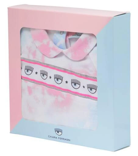 商品MONNALISA|婴幼儿 — x Chiara Ferragni扎染棉质连身衣,价格¥808,第4张图片详细描述