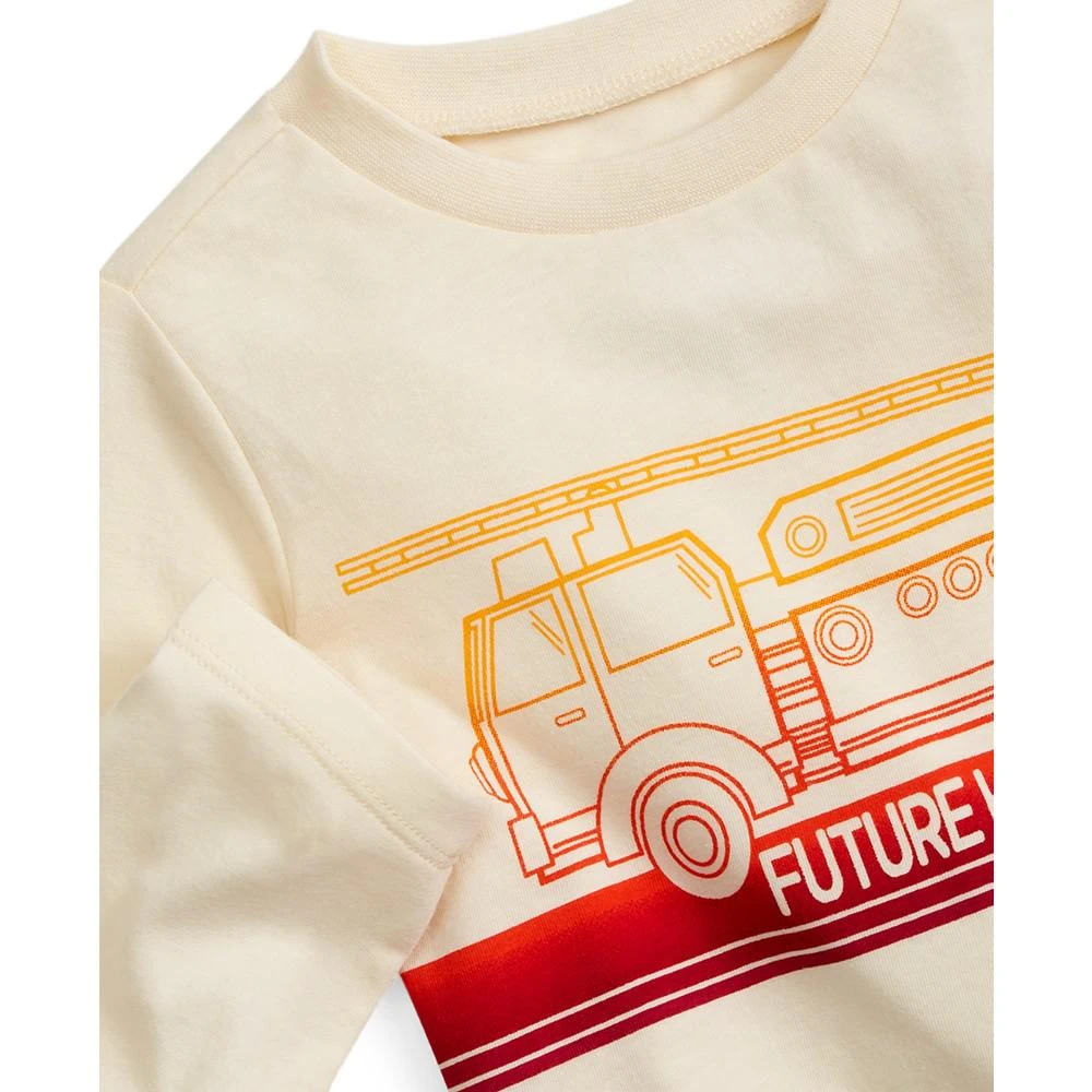 商品First Impressions|Baby Boys Fire Truck Hero Shirt, Created for Macy's,价格¥38,第3张图片详细描述