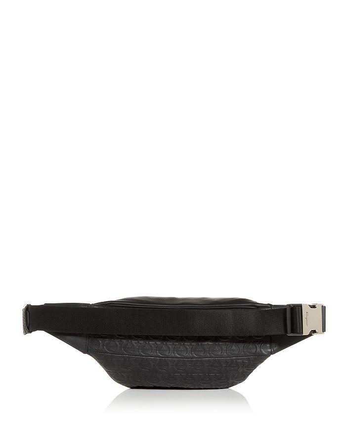 商品Salvatore Ferragamo|Travel Gancini Embossed Leather Belt Bag,价格¥8805,第4张图片详细描述