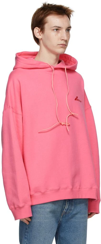 商品We11done|Pink Cut-Out Hoodie,价格¥850,第2张图片详细描述