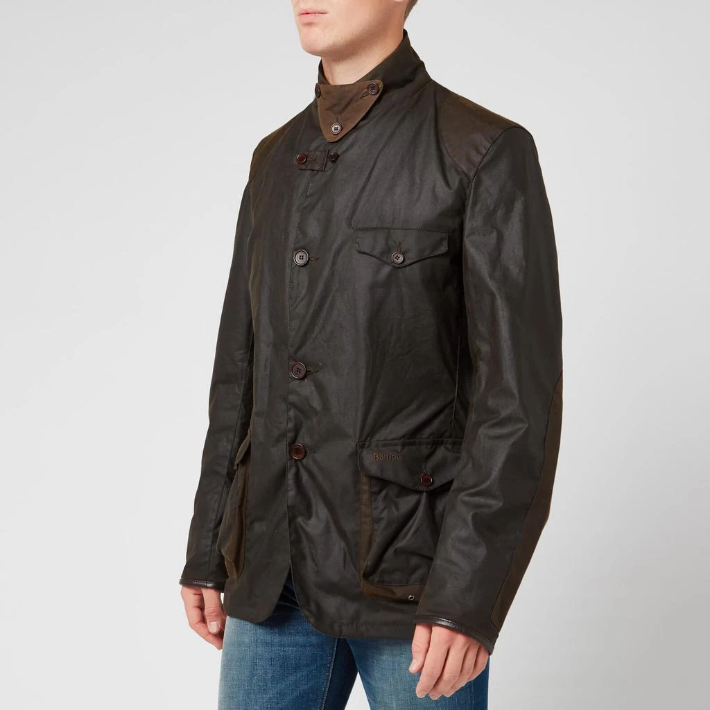 商品Barbour|Barbour Heritage Beacon Waxed Cotton Sports Jacket,价格¥3859,第1张图片