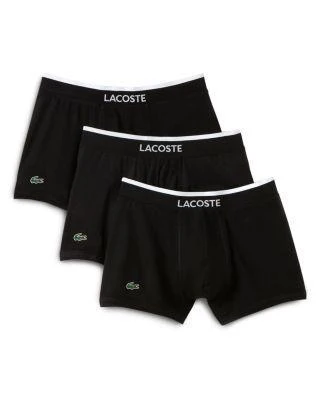 商品Lacoste|Stretch Cotton Trunks - 3件装,价格¥255,第1张图片