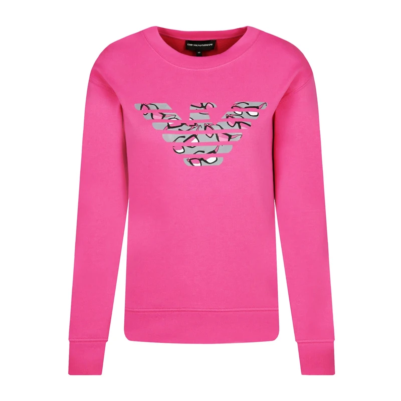 商品Emporio Armani|EMPORIO ARMANI 玫红色女士卫衣/帽衫 6H2M8Z-2J49Z-0846,价格¥716,第1张图片
