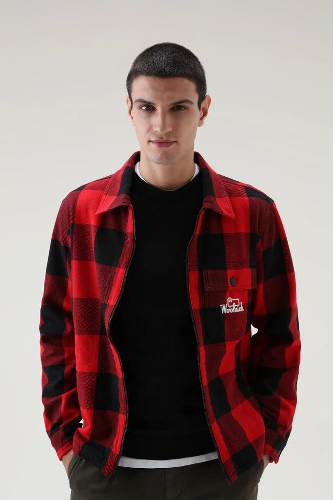 商品Woolrich|Timber Flannel Check Overshirt,价格¥1823,第4张图片详细描述