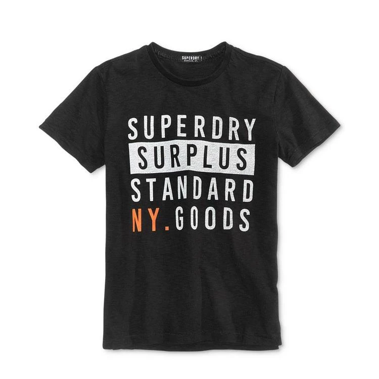 商品Superdry|Men's Surplus Goods Graphic-Print Logo Cotton T-Shirt,价格¥116,第2张图片详细描述