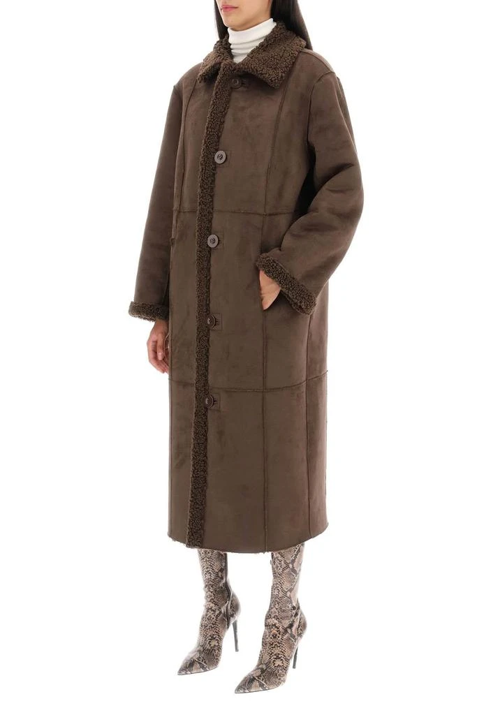 商品STAND STUDIO|'Kenca' Reversible Eco Shearling Coat,价格¥2358,第3张图片详细描述