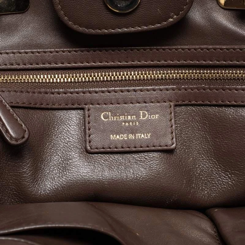 Dior Dark Beige Cannage Leather Granville Chain Link Tote 商品