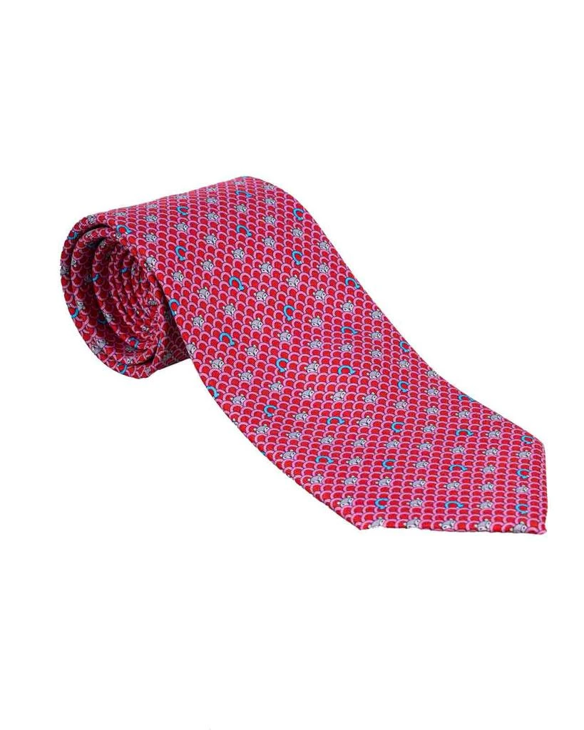 商品Salvatore Ferragamo|Salvatore Ferragamo Micro Pattern Printed Tie,价格¥1485,第1张图片