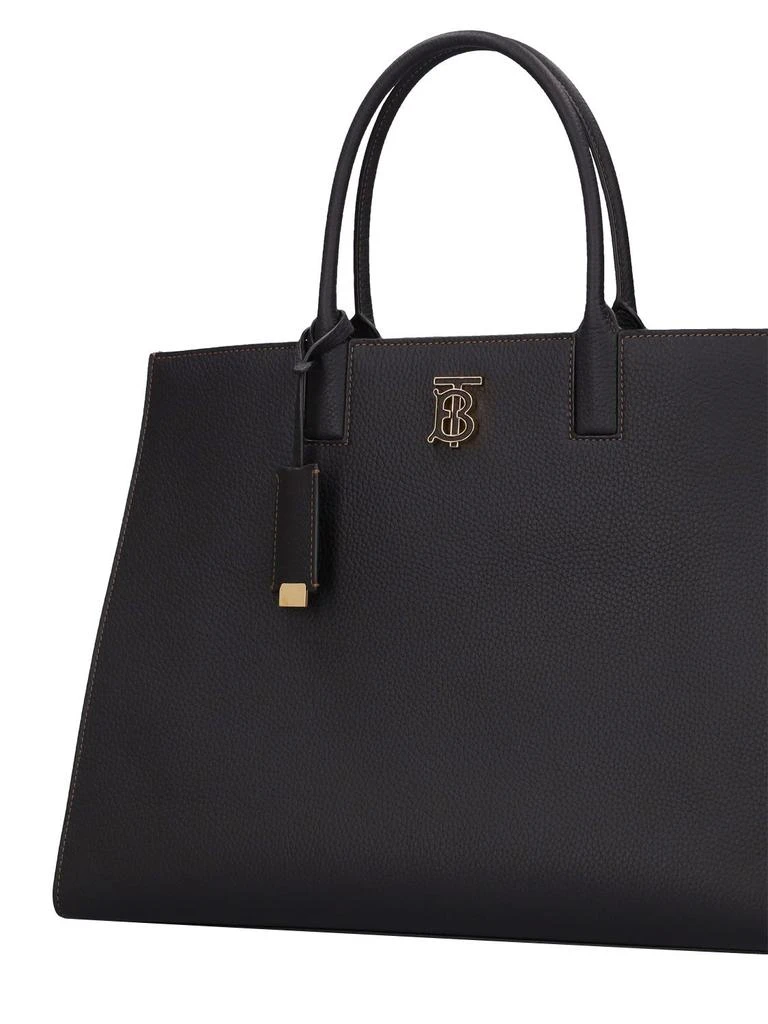 商品Burberry|Medium Tb Grained Leather Tote Bag,价格¥25151,第4张图片详细描述