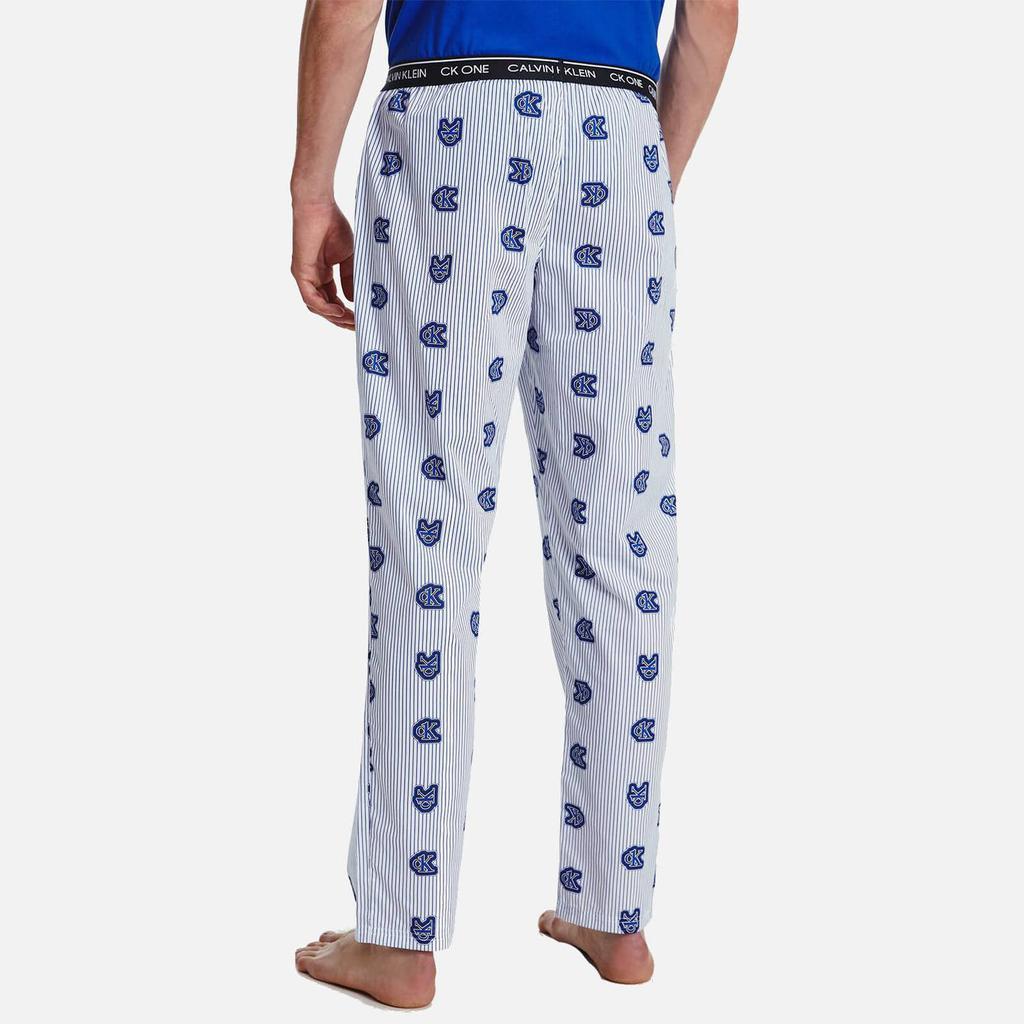 商品Calvin Klein|Calvin Klein Men's Sleep Pants - Logo Stripe Royalty,价格¥186,第4张图片详细描述