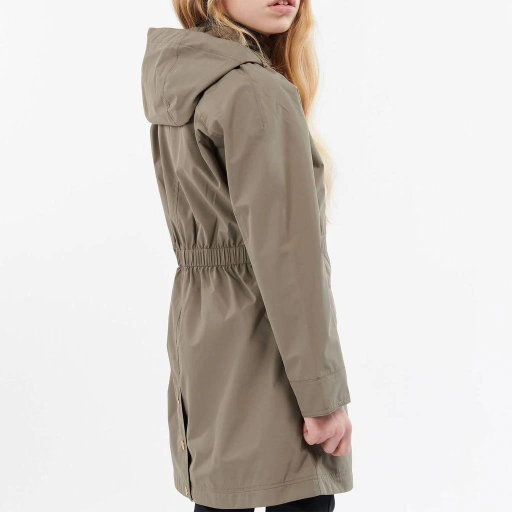 商品Barbour|Barbour International Girls' Dundrod Showerproof Jacket - Harley Green,价格¥509,第4张图片详细描述