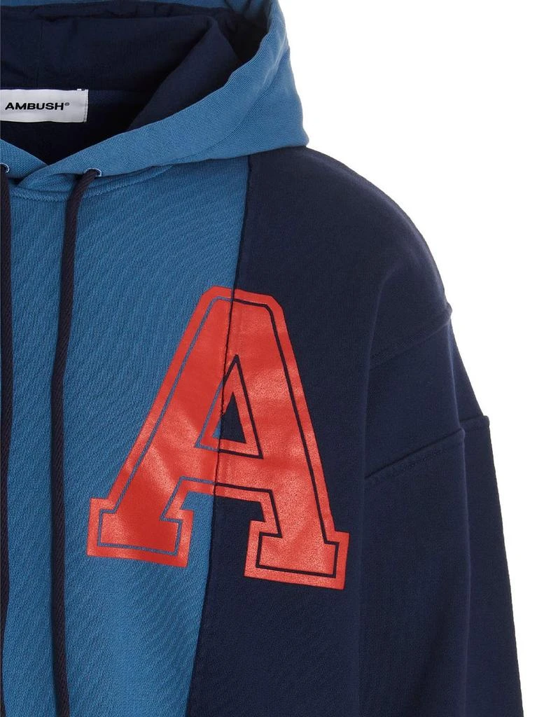 商品Ambush|Ambush Logo-Embroidered Varsity Hoodie,价格¥1833,第3张图片详细描述