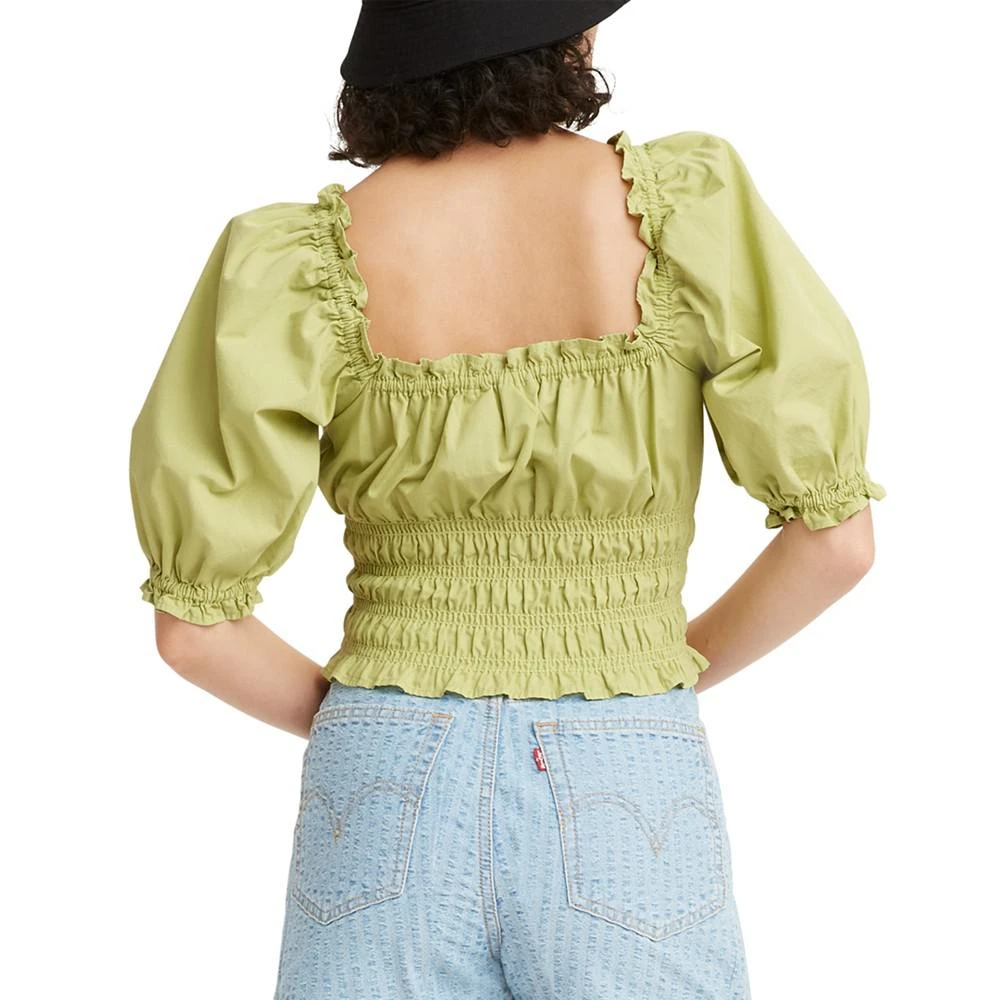 商品Levi's|Tilly Smocked Cotton Top,价格¥141,第2张图片详细描述