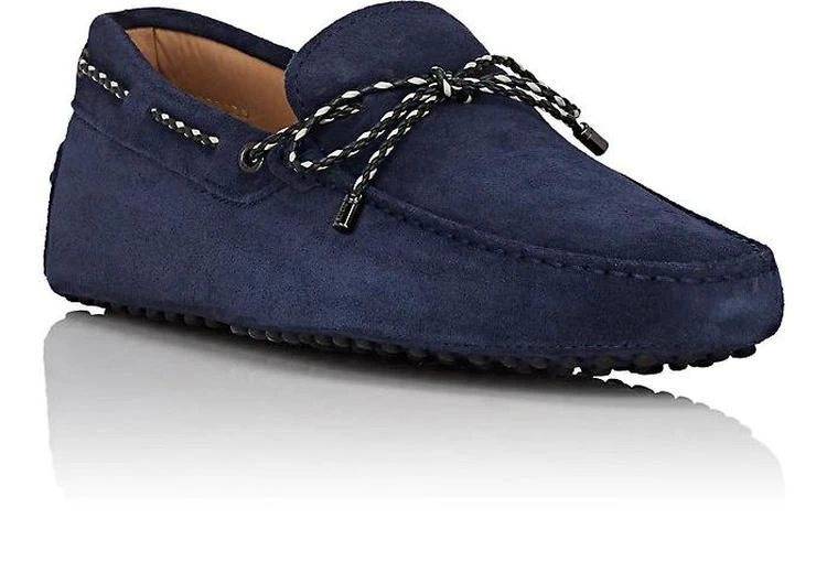 商品Tod's|Braided-Tie Suede Drivers,价格¥722,第2张图片详细描述