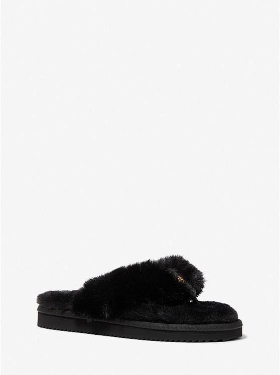 商品Michael Kors|Lala Faux Fur Slipper,价格¥307,第1张图片