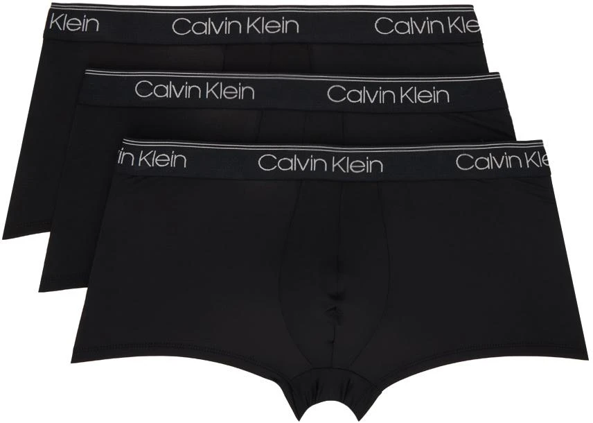 商品Calvin Klein|Three-Pack Black Boxers,价格¥387,第1张图片