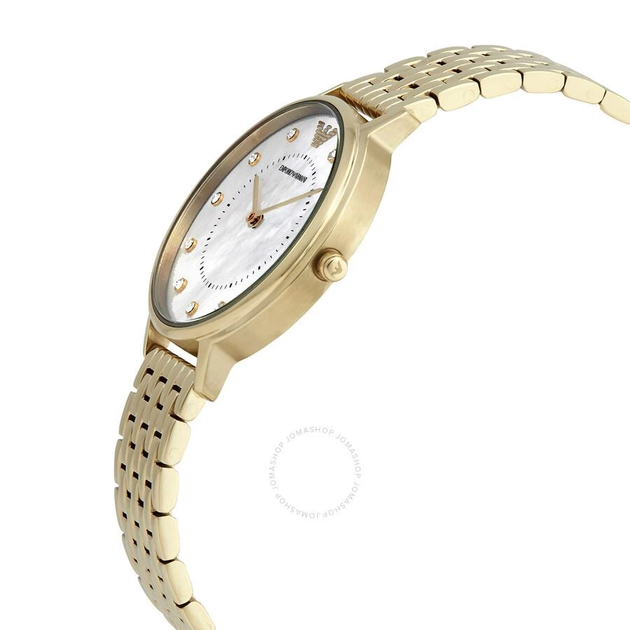 商品Emporio Armani|Quartz Crystal White Mother of Pearl Dial Ladies Watch AR11007,价格¥783,第2张图片详细描述