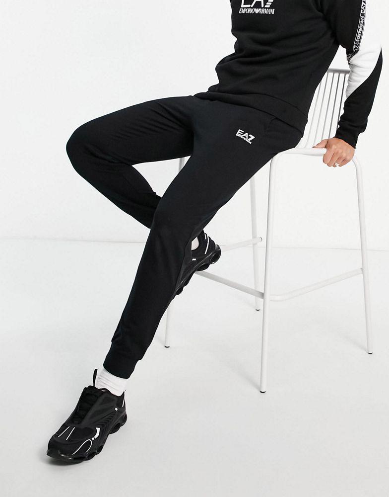 Armani EA7 core ID logo joggers in black商品第4张图片规格展示