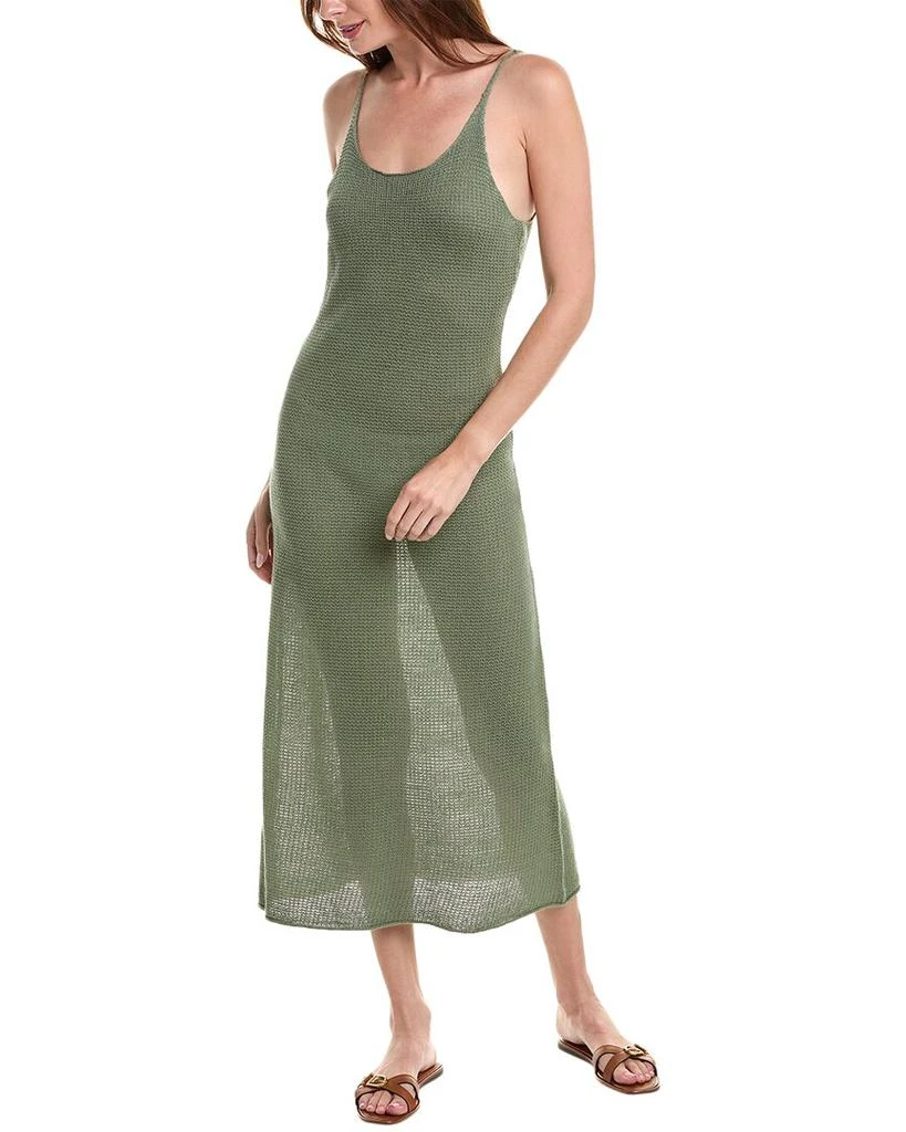 商品Onia|Textured Linen Sweater Scoop Maxi Dress,价格¥922,第1张图片