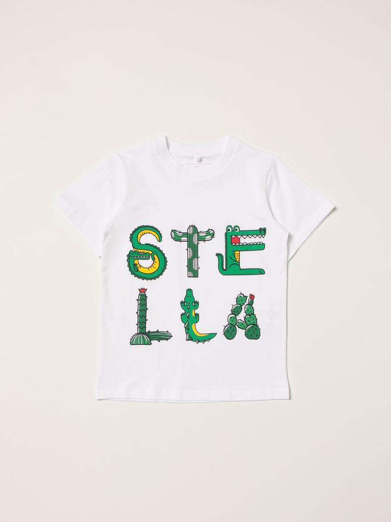 Stella McCartney organic cotton T-shirt with graphic print商品第1张图片规格展示