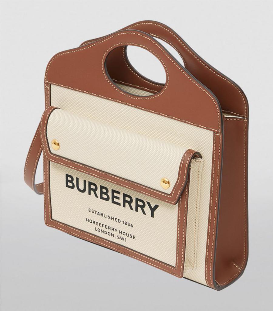 商品Burberry|Mini Horseferry Pocket Top-Handle Bag,价格¥8049,第5张图片详细描述