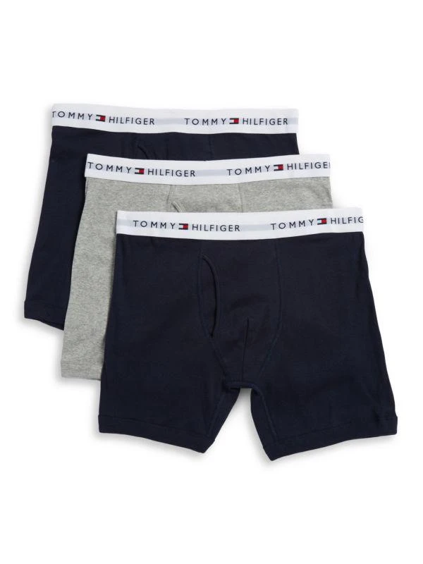 商品Tommy Hilfiger|男士3件装 棉质平角内裤,价格¥122,第1张图片