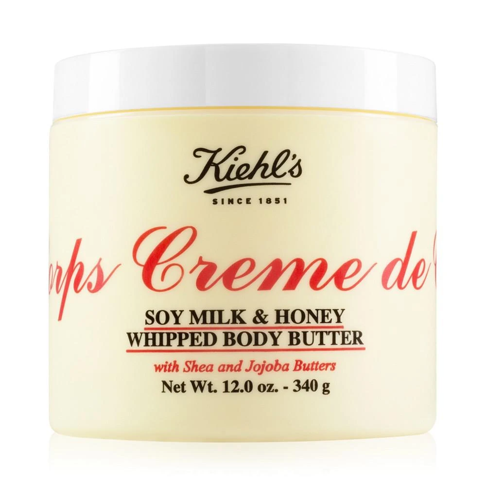 商品Kiehl's|Creme de Corps Soy Milk & Honey Whipped Body Butter, 12-oz.,价格¥364,第1张图片