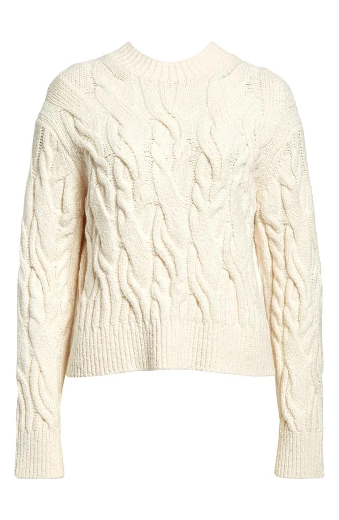 商品Vince|Crewneck Cable Sweater,价格¥355,第5张图片详细描述