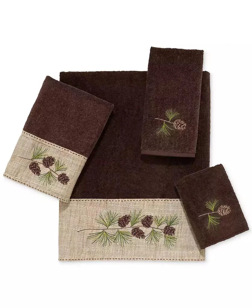 商品Avanti|Pine Branch Embroidered Cotton Hand Towel, 16" x 30",价格¥125,第1张图片
