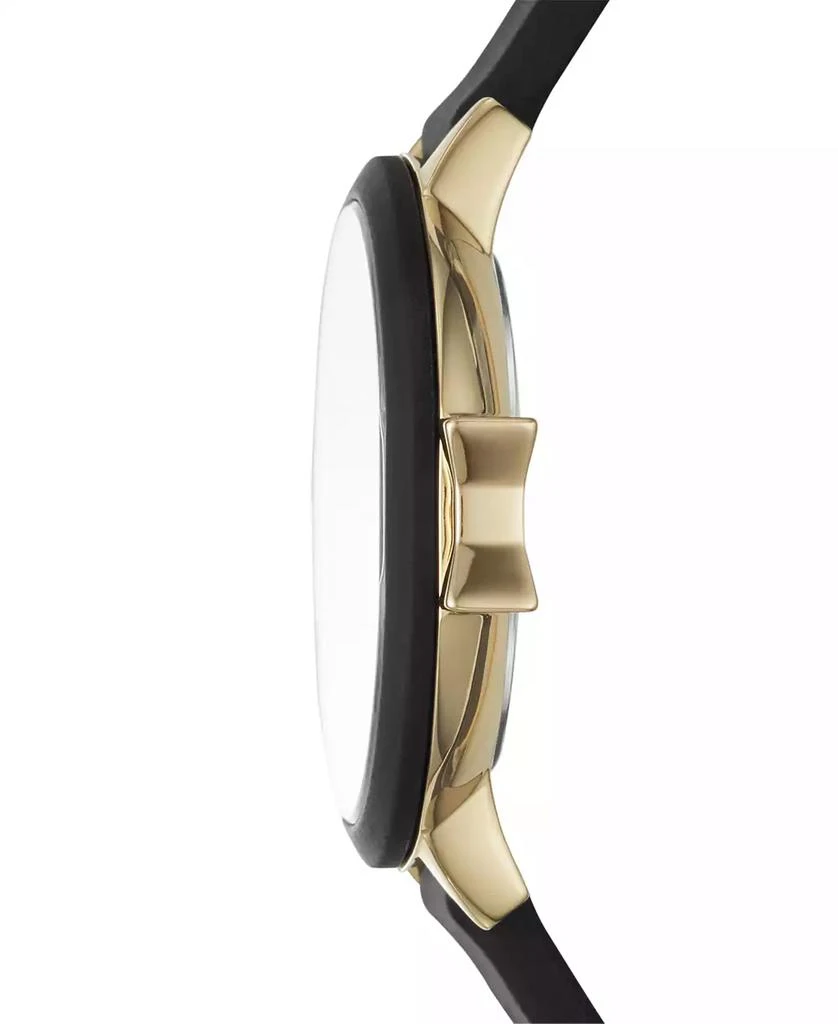 商品Kate Spade|Women's Park Row Black Silicone Strap Watch 34mm,价格¥1107,第3张图片详细描述