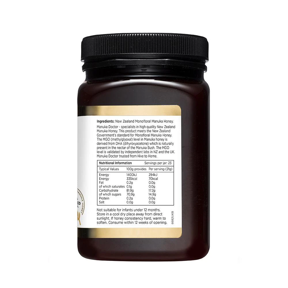 商品Manuka Doctor|340 MGO 麦卢卡蜂蜜 500g 单花,价格¥753,第3张图片详细描述