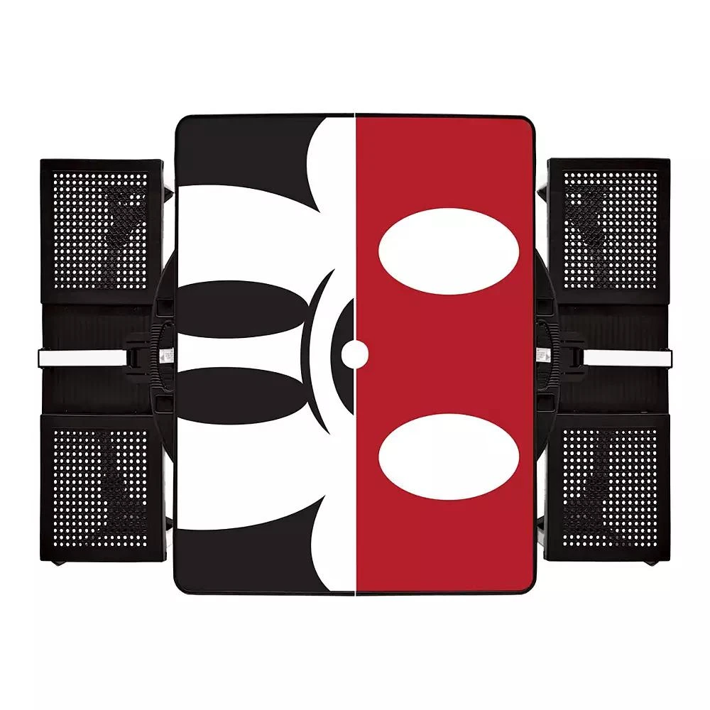 商品Disney|Mickey Mouse Silhouette Picnic Table Portable Folding Table with Seats,价格¥2220,第2张图片详细描述