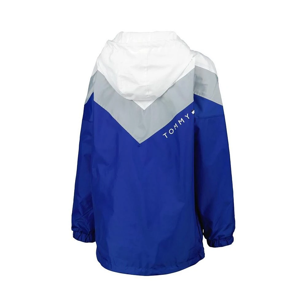 商品Tommy Hilfiger|Women's Blue, Silver Tampa Bay Lightning Staci Half-Zip Windbreaker Jacket,价格¥686,第2张图片详细描述